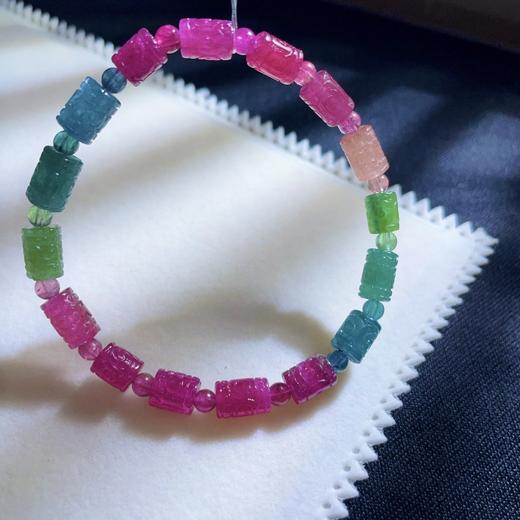 12.4g 雕刻碧玺手链 商品图8