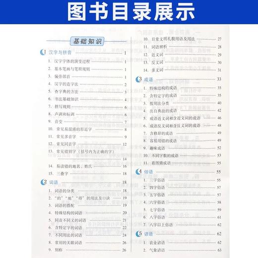 培优宝典知识集锦语文数学英语 四川全国小学知识大全四五六年级小升初知识大集结手册清单 商品图3