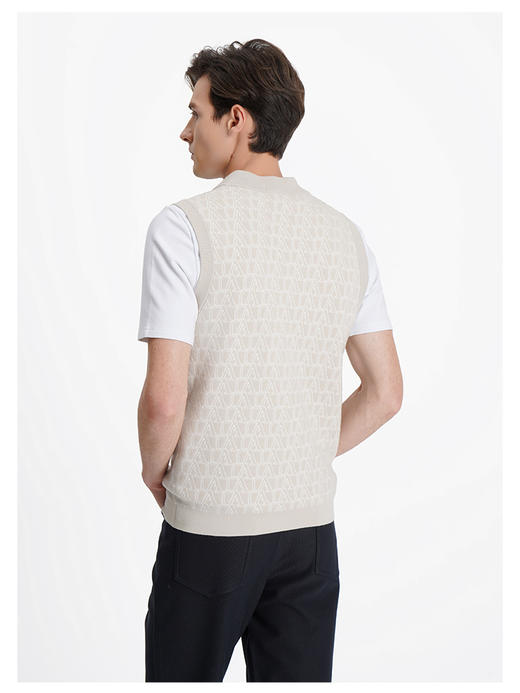 callisto米色绵羊毛混纺背心 商品图4