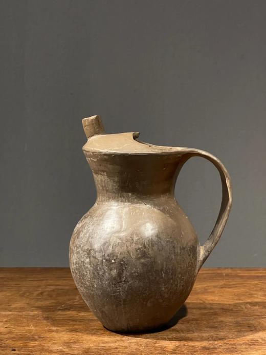 灰陶鸱鴞形把手盉，顺丰包邮 商品图0