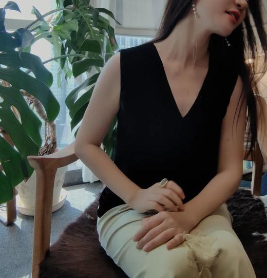 绶之以渔 ｜珍珠黄金小鱼超长耳环 商品图5