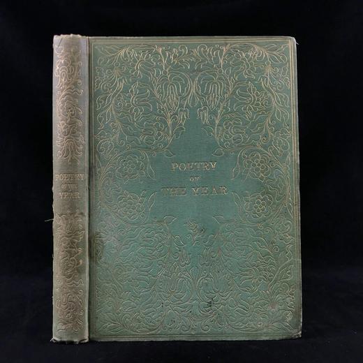 1853年 四季诗集 22幅精美彩色贴图 漆布精装大16开 商品图0