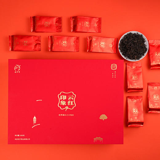 凤宁号2024新品滇红礼盒【云红印象】200克/盒 商品图6