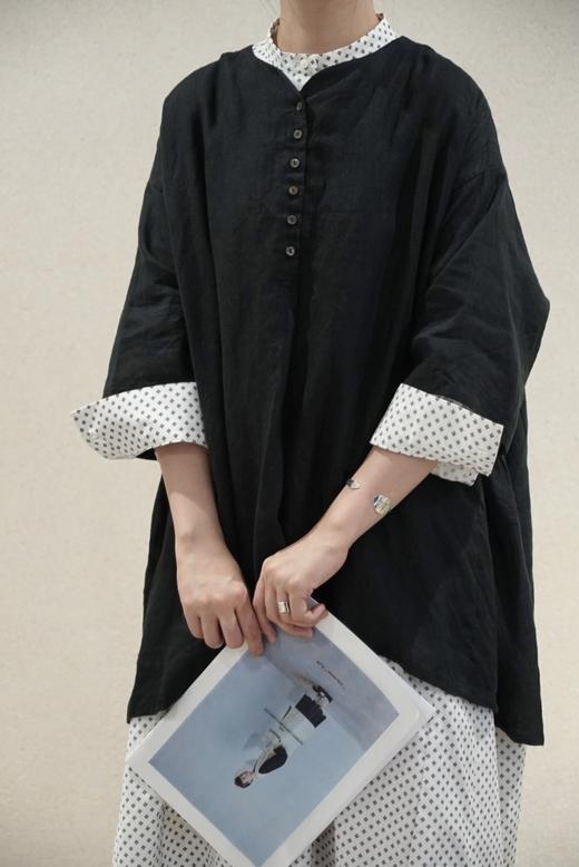 The last flower of the afternoon 复古印花连衣裙 商品图10