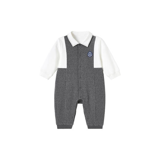 【商场同款】英氏婴儿连体衣春秋季学院风男童连体衣爬服新款 商品图4