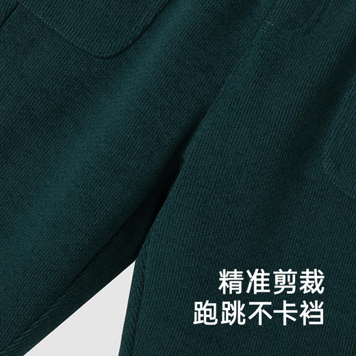 【商场同款】英氏儿童秋冬裤子男童夹棉灯芯绒休闲裤2024长裤 商品图3