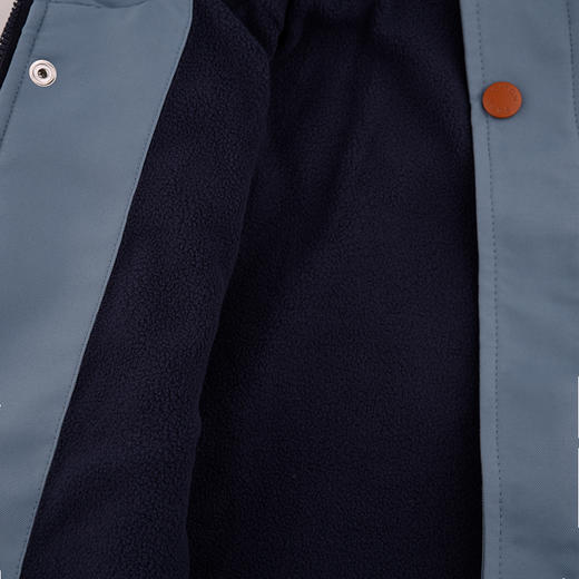 棉果果秋季新品男童加绒加厚摇粒绒防风保暖冲锋衣外套加绒保暖风衣M312100424471 商品图5