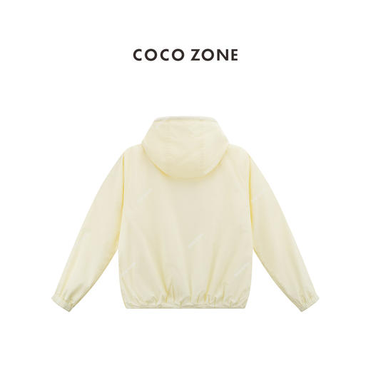 COCO ZONE 简约时尚连帽外套纯色百搭休闲上衣CC1B1412 商品图1
