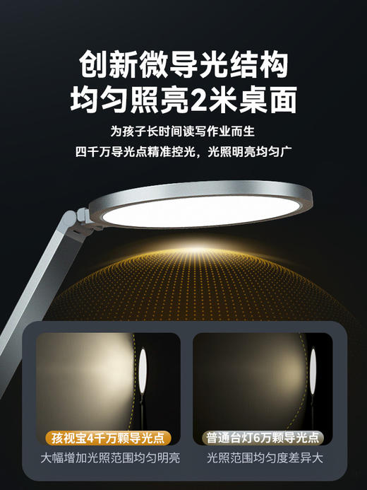 【大J小D】OH13-V-1孩视宝护眼灯学生书桌台灯学习专用防蓝光儿童阅读灯防近视OH13-V-1 商品图1