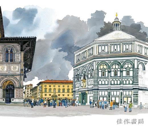 Florence sketchbook / 佛罗伦萨水彩速写本 商品图3