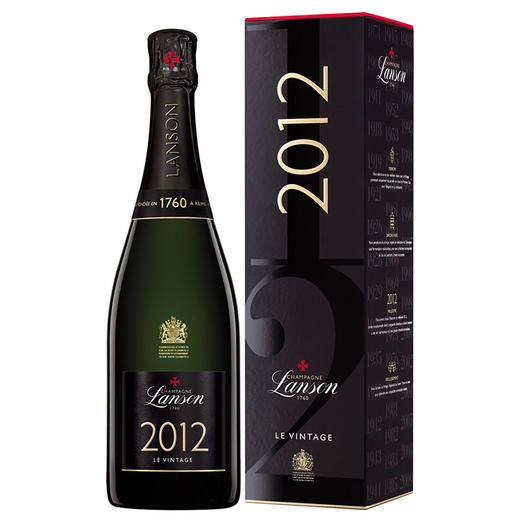 LANSON LE VINTAGE BRUT WITH BOX 2012 750ML 兰颂年份香槟起泡葡萄酒 商品图0