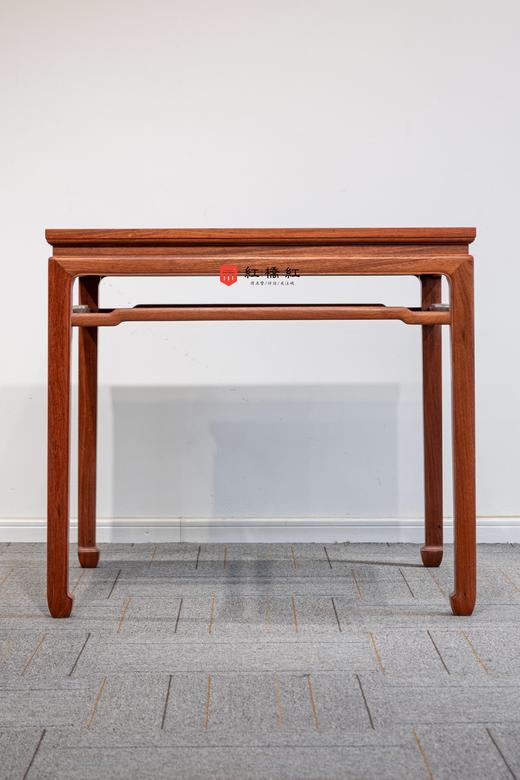 红桥红  家具严选  缅甸花梨（大果紫檀）【88 马蹄腿带束腰 休闲桌 五件套】 商品图1