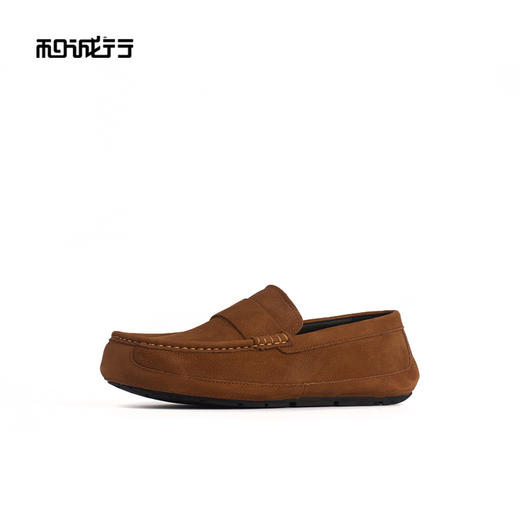 和诚行 2024秋冬新款豆豆鞋百搭复古男鞋一脚蹬透气懒人鞋0551153 商品图1