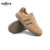 Safiya/索菲娅2024秋复古美拉德反绒拼色百搭休闲系带德训鞋 SF43112112 商品缩略图8