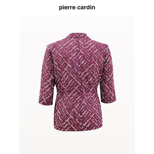 皮尔卡丹女装西服夏季轻薄短袖修身商务通勤上衣外套P4233L4008Z3
 商品图2