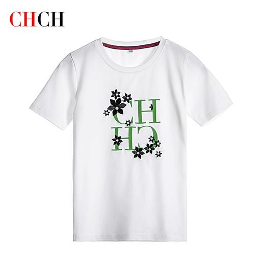 CHCH祈祈春夏新品女童纯棉印花T恤CN1G4B005 商品图2