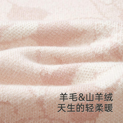 【高定系列】英氏高定女童羊毛连衣裙保暖秋冬季裙子长袖新款 商品图1