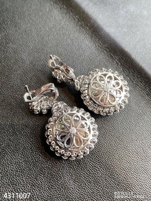 老坑帝王绿平安扣耳坠【4311007】具体价格微信咨询 商品图7