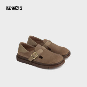 和诚行 2024秋冬新款复古休闲勃肯鞋女鞋百搭舒适厚底单鞋1930073