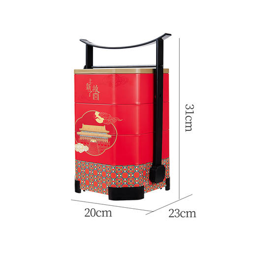 【臻味&上新了故宫】 宫廷祥礼 坚果糕点礼盒1.149kg 商品图8