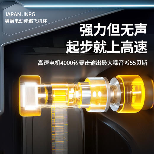 JNPG 男爵男用伸缩互动电动飞机杯  商品图4