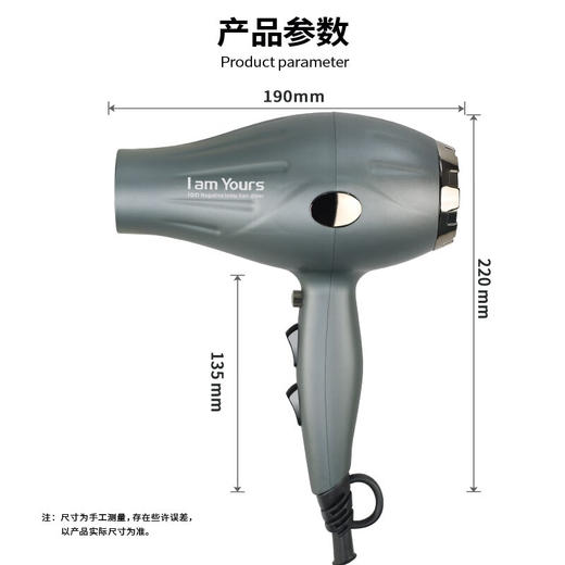 永日负离子AC专业电吹风YR-8990 商品图4