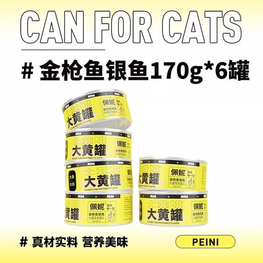 佩妮大黄罐猫罐头猫咪零食主食罐头大蓝罐补充营养湿粮170g整箱 商品图0