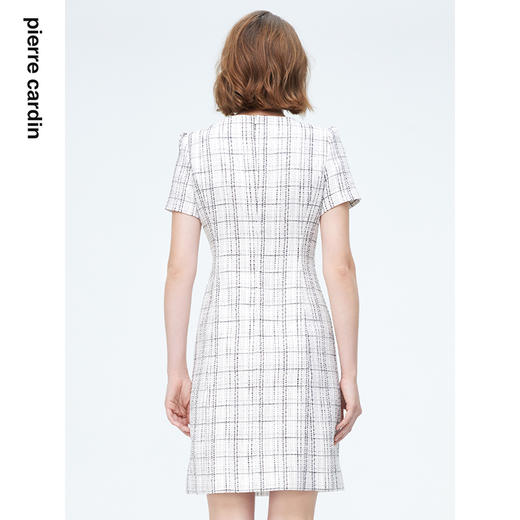 皮尔卡丹女装连衣裙小香风假两件优雅通勤百搭连衣裙P4248D4026W3

 商品图2