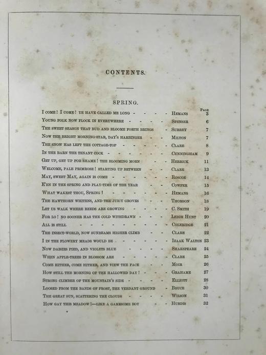 1853年 四季诗集 22幅精美彩色贴图 漆布精装大16开 商品图3