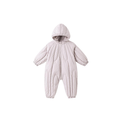 【高定系列】英氏童装羽绒连体衣秋冬季男宝防寒保暖连帽羽绒服 商品图4