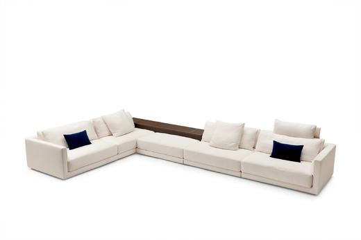 布雷斯 组合沙发 |  更多座位组合，皮布面料可选，详询客服 商品图0