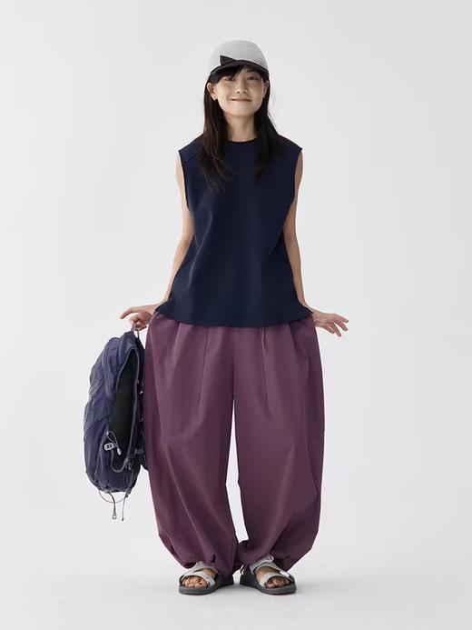 步履不停/4B12026C/圆领抗皱速干华夫格背心 商品图3