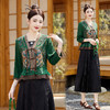 提花缎复古中式，重工刺绣套装HR-YBER111 商品缩略图3