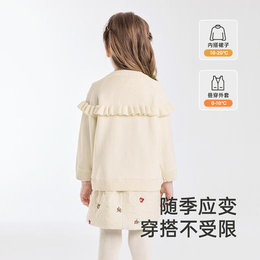 【商场同款】英氏婴儿外套冬季加绒保暖外套男童防寒毛衫新款 商品图2