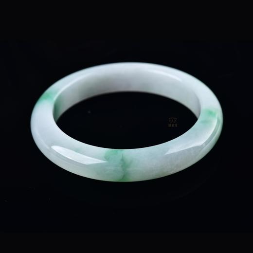 【静好】飘绿翡翠手镯大-SZ2407038 商品图1