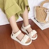 【韩版简约软底儿童休闲凉鞋潮，轻松玩转沙滩海边】女童沙滩凉鞋 夏季新款 中大童平底韩版 简约软底儿童休闲凉鞋-QQ 商品缩略图2