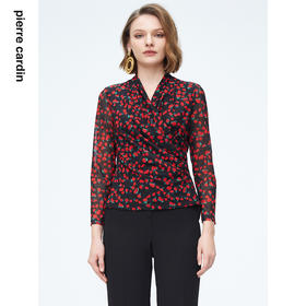 皮尔卡丹女装夏季新款都市时尚商务百搭衬衫P4136B4028R3
