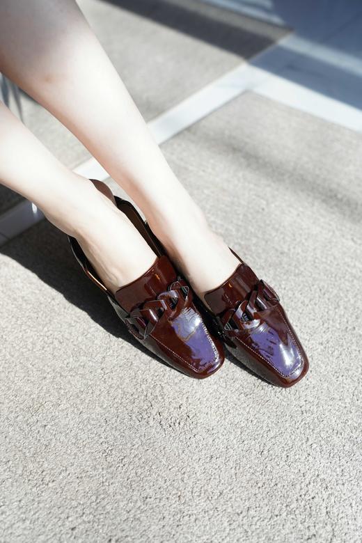 柔软牛漆皮乐福鞋  日常通勤必备款|时髦吸睛超百搭~内里全羊皮！夏季穿软糯透气亲肤，不闷不臭不累脚 商品图5
