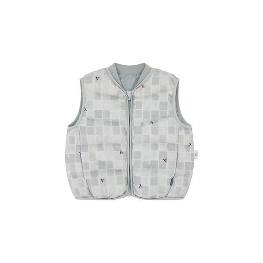 【新会员5折内购】英氏商场同款儿童羽绒服秋冬季保暖男童抗菌羽绒马甲新款超韧绒 商品图4