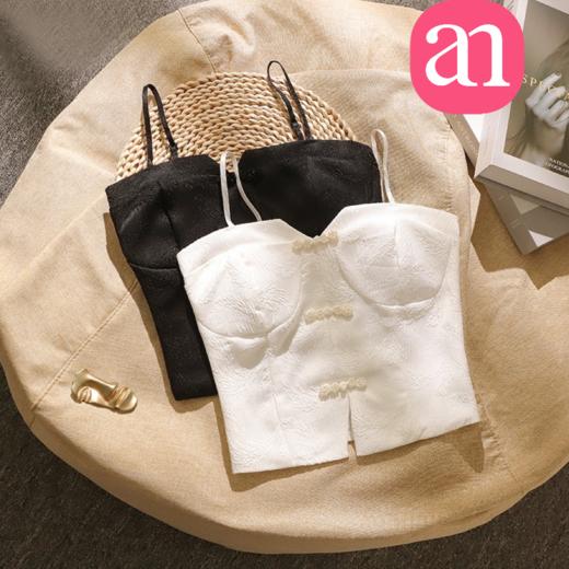 【特价29元】热卖复古中式改良旗袍吊带背心女带胸垫外穿短款辣妹性感上衣  15194041 商品图0