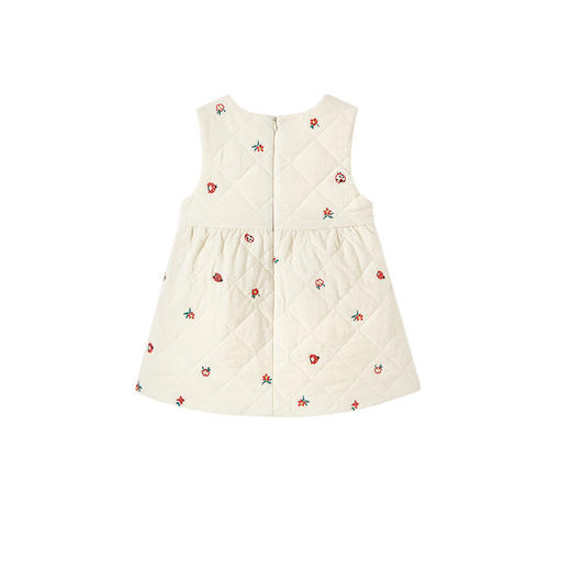 【商场同款】英氏女童裙子冬季加厚背心裙小女孩可爱连衣裙A字裙 商品图4