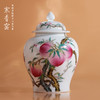 寒香窑乾隆粉彩过枝九桃斗笠杯  过枝九桃将军罐  过枝九桃撇口杯  过枝五桃僧帽公杯 九桃水洗  五桃直筒杯(缺货) 商品缩略图4