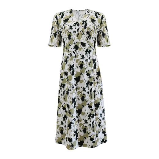 皮尔卡丹女装连衣裙知性简约修身通勤短袖连衣裙P4256D4156G3
 商品图4