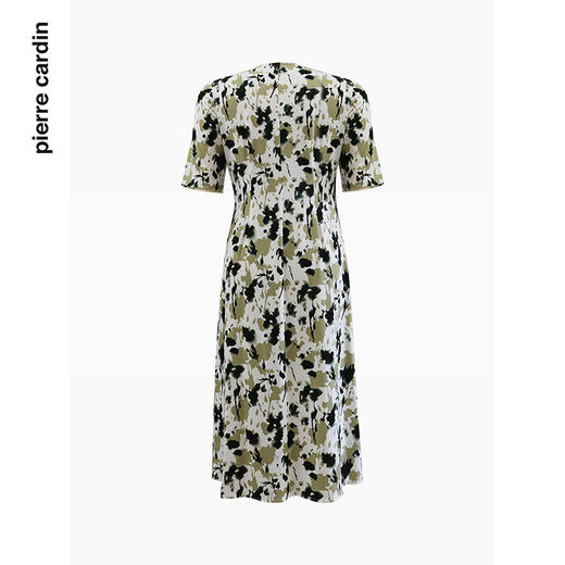 皮尔卡丹女装连衣裙知性简约修身通勤短袖连衣裙P4256D4156G3
 商品图1