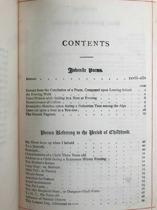 工坊特装本！约19世纪后期 华兹华斯诗集 约8幅插图 全真皮精装32开 商品图5