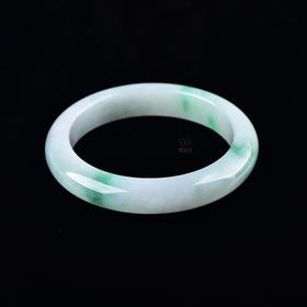 【静好】飘绿翡翠手镯大-SZ2407038