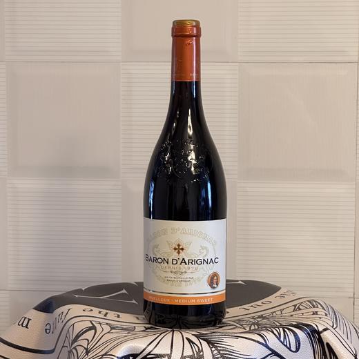 阿里那男爵半甜红葡萄酒 法国原瓶进口 750ml 口感柔和  朋友聚会 72小时发货 商品图0