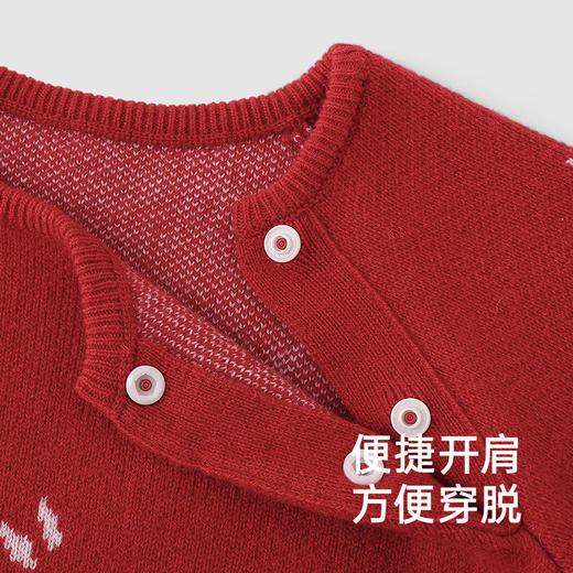 【高定系列】英氏童装羊绒衫高定秋季男童女童长袖羊毛连体衣新款 商品图2