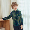 mettekids儿童衬衫2024秋季新款男童长袖纯棉休闲时尚格纹上衣 商品缩略图1