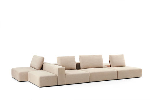 西区 组合沙发 | 更多座位组合，皮布面料可选，详询客服 商品图0